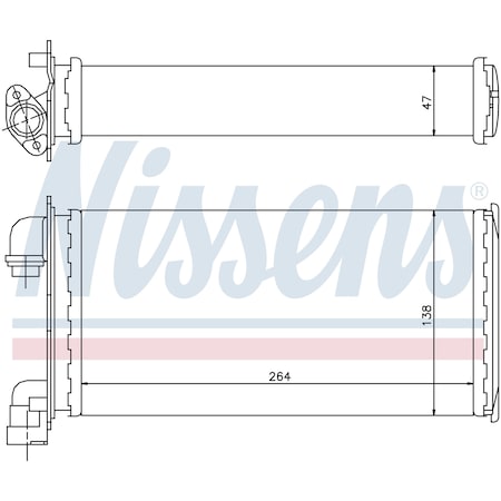Nissen Nissens Heater, 70501 70501